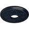 Ekena Millwork Tirana Ceiling Medallion (Canopies up to 4 3/4"), 13 7/8"OD x 3 3/4"ID x 1 1/4"P, Midnight Dream CM13TIMDF - alternate 2